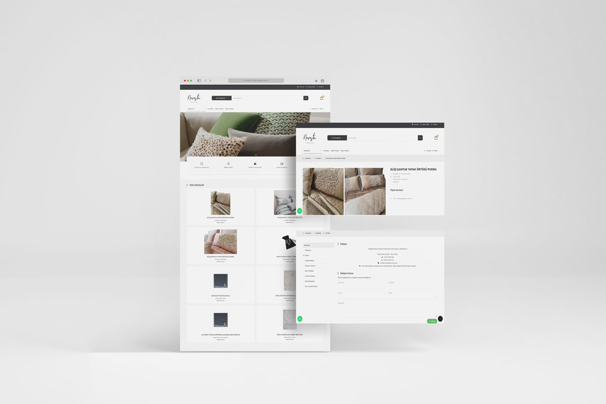 Nevesta Birsen Çetin E-Ticaret Sitesi İyzico ile Tamamlandı